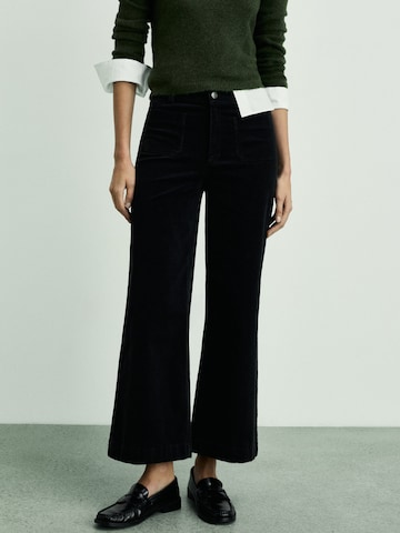 MANGO Boot cut Jeans 'CATHERIP' in Black: front
