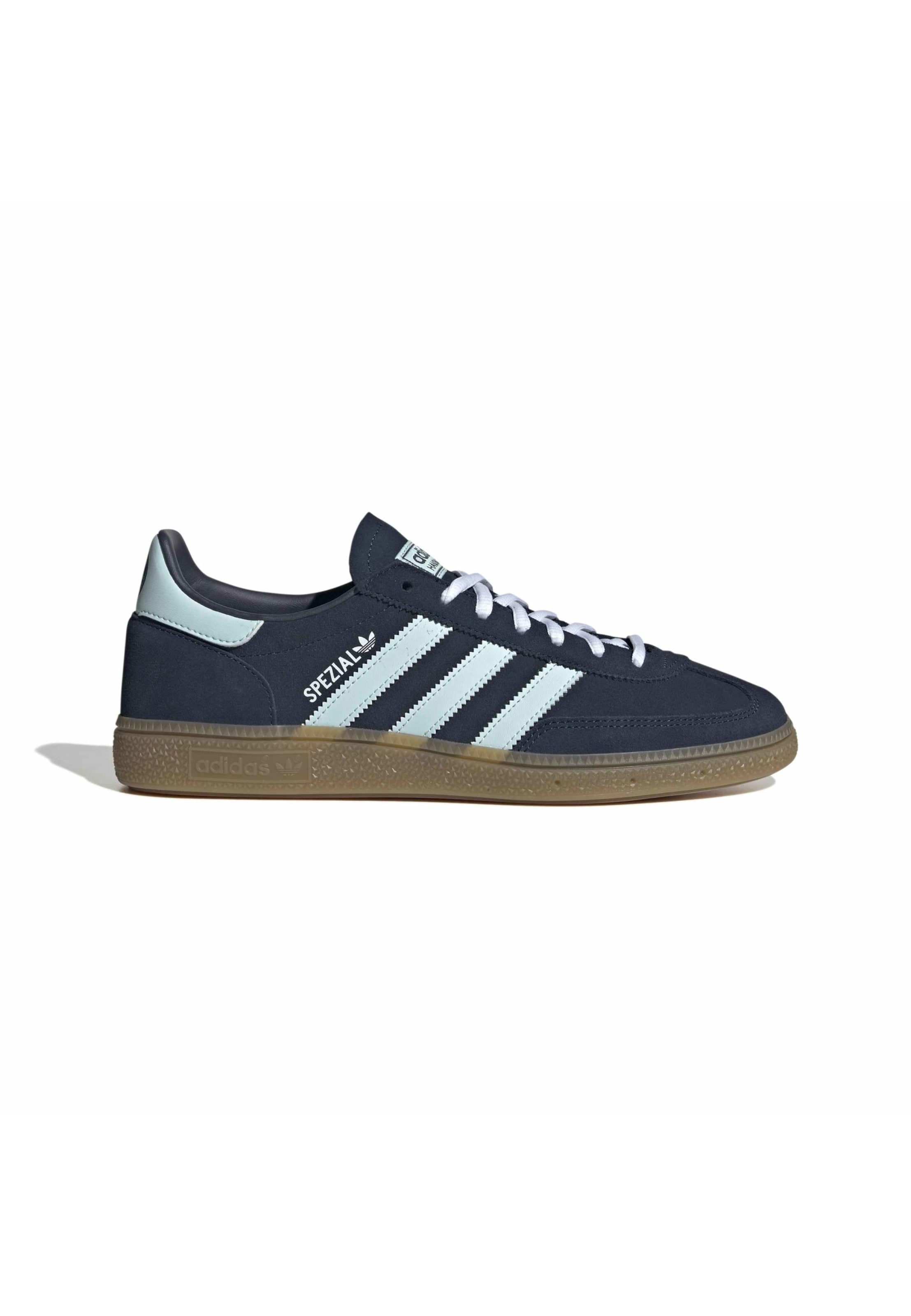 ADIDAS ORIGINALS Baskets basses 'Jamaika Handball Spezial' en bleu marine / bleu clair, Vue avec produit