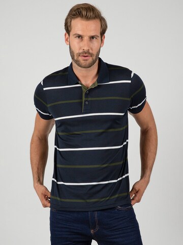 T-Shirt Dandalo en bleu : devant