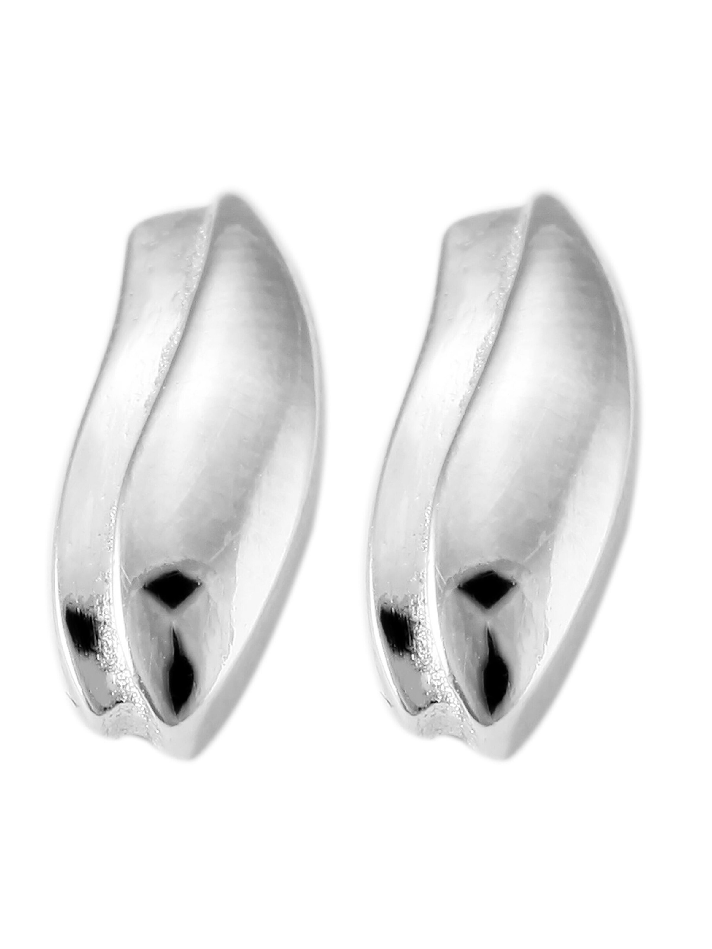 Akzent Earrings '"Gesine" aus 925 Sterlingsilber, rhodiniert, langlebig' in Silver: front