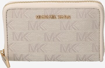 Porte-monnaies MICHAEL Michael Kors en beige : devant