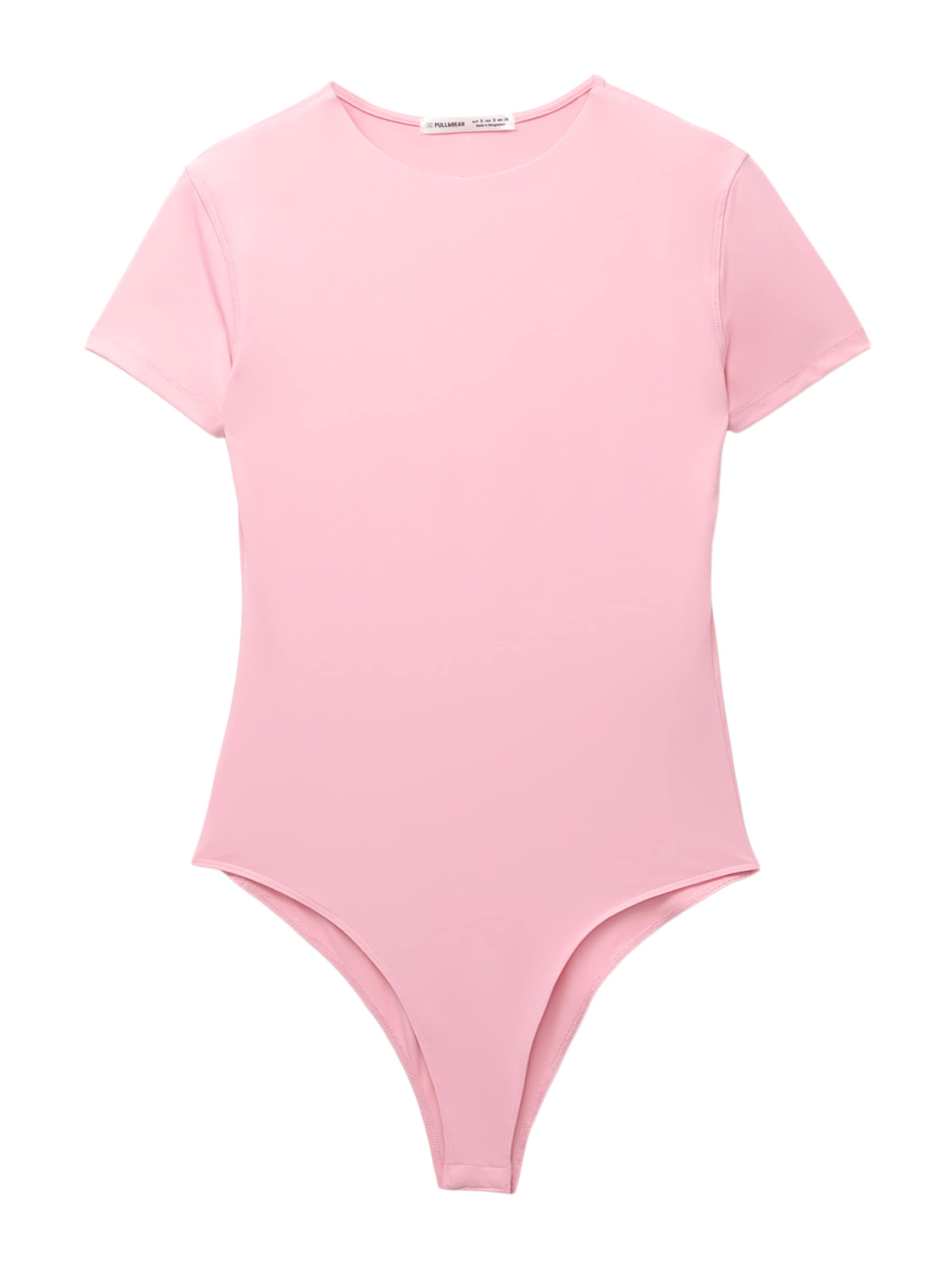 Body a maglietta di Pull&Bear in rosa: frontale