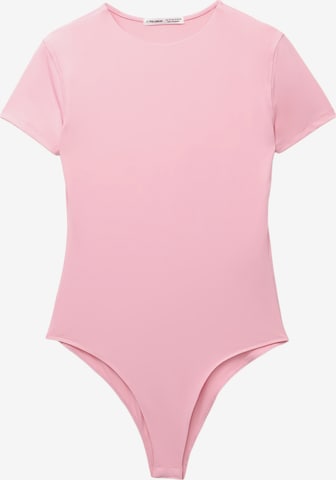 Body a maglietta di Pull&Bear in rosa: frontale