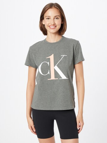 Calvin Klein Underwear - Camiseta para dormir en gris: frente