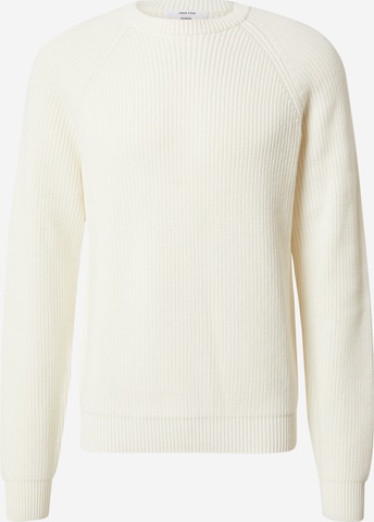 DAN FOX APPAREL Sweater 'Markus' in White: front