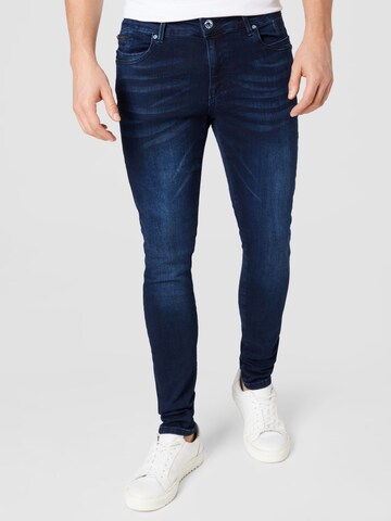 Gabbiano Skinny Jeans i blå: framsida