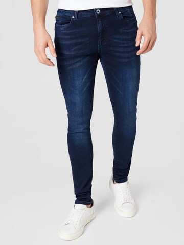 Skinny Jeans di Gabbiano in blu: frontale