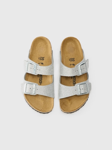 BIRKENSTOCK Sandal 'Arizona' i silver
