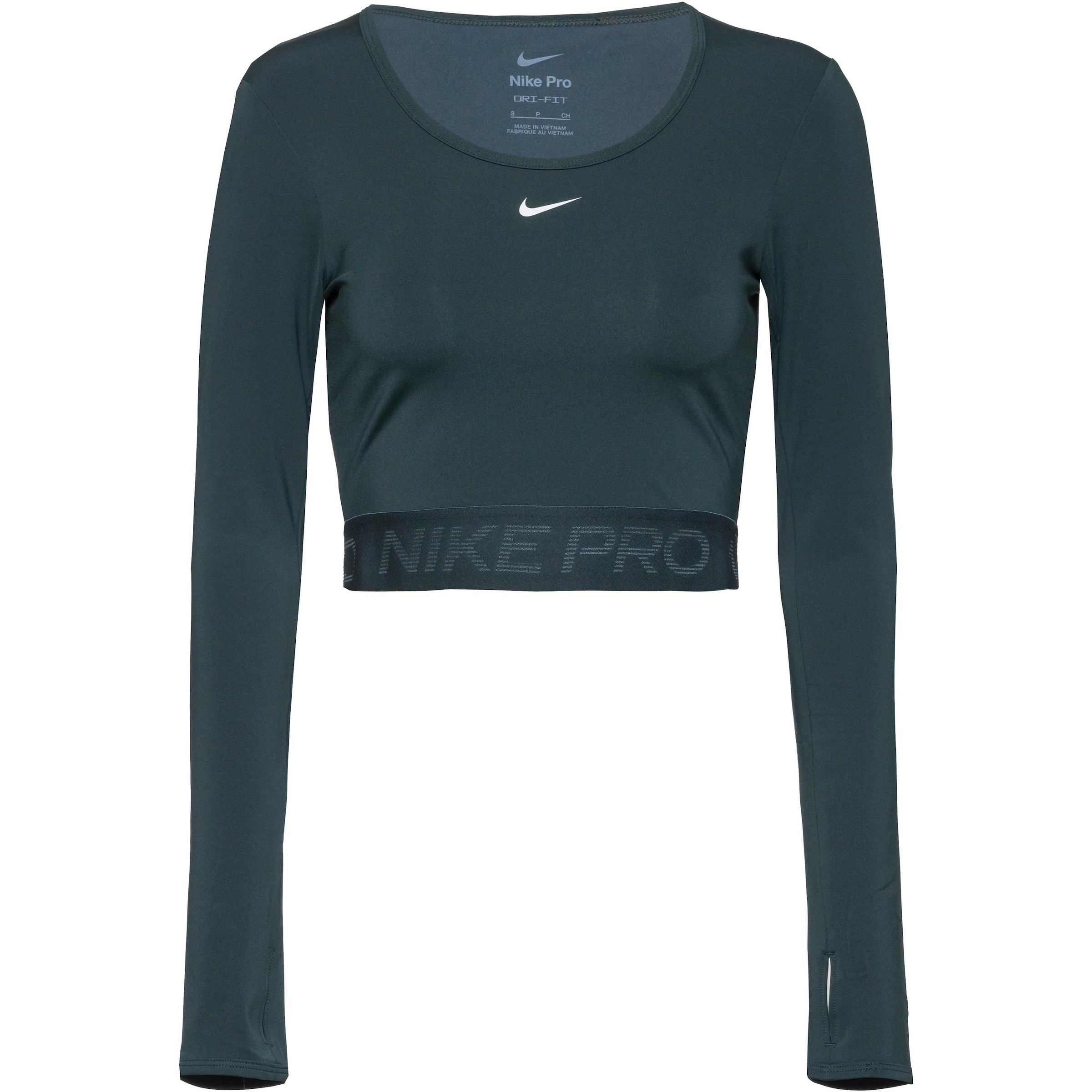 NIKE Performance Shirt 'Nike Pro' in Green: front