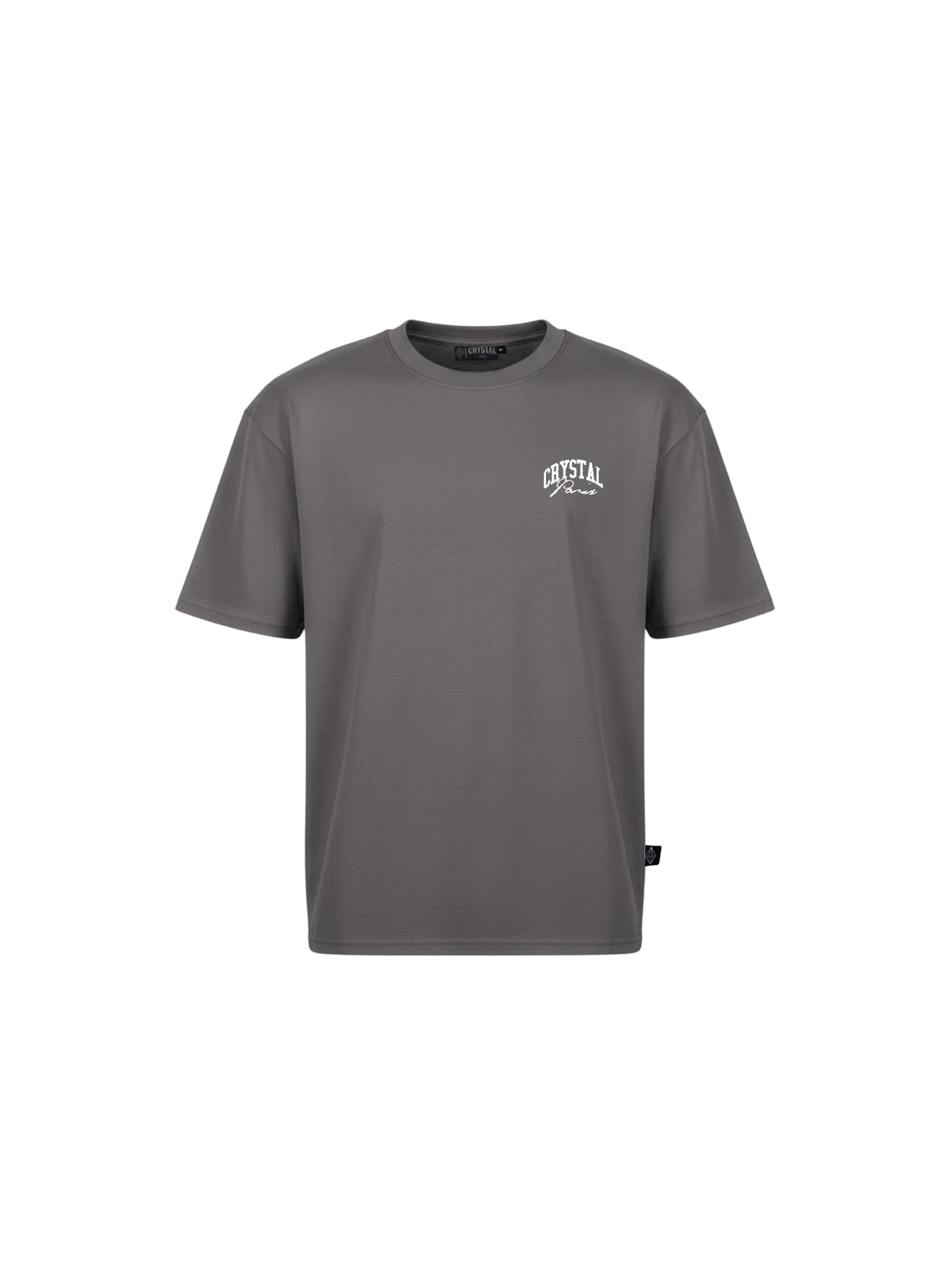 Crystal Paris Shirt 'Nightwolf' in Grijs: voorkant