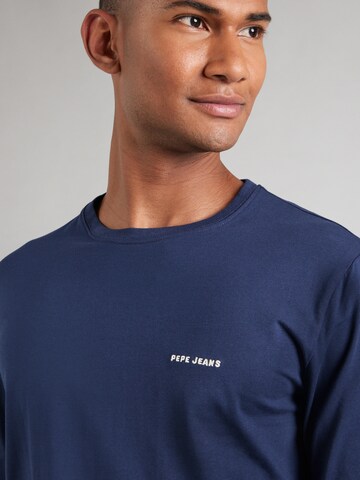 Pepe Jeans Tričko – modrá