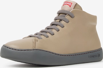 Baskets hautes ' Peu Touring ' CAMPER en beige : devant