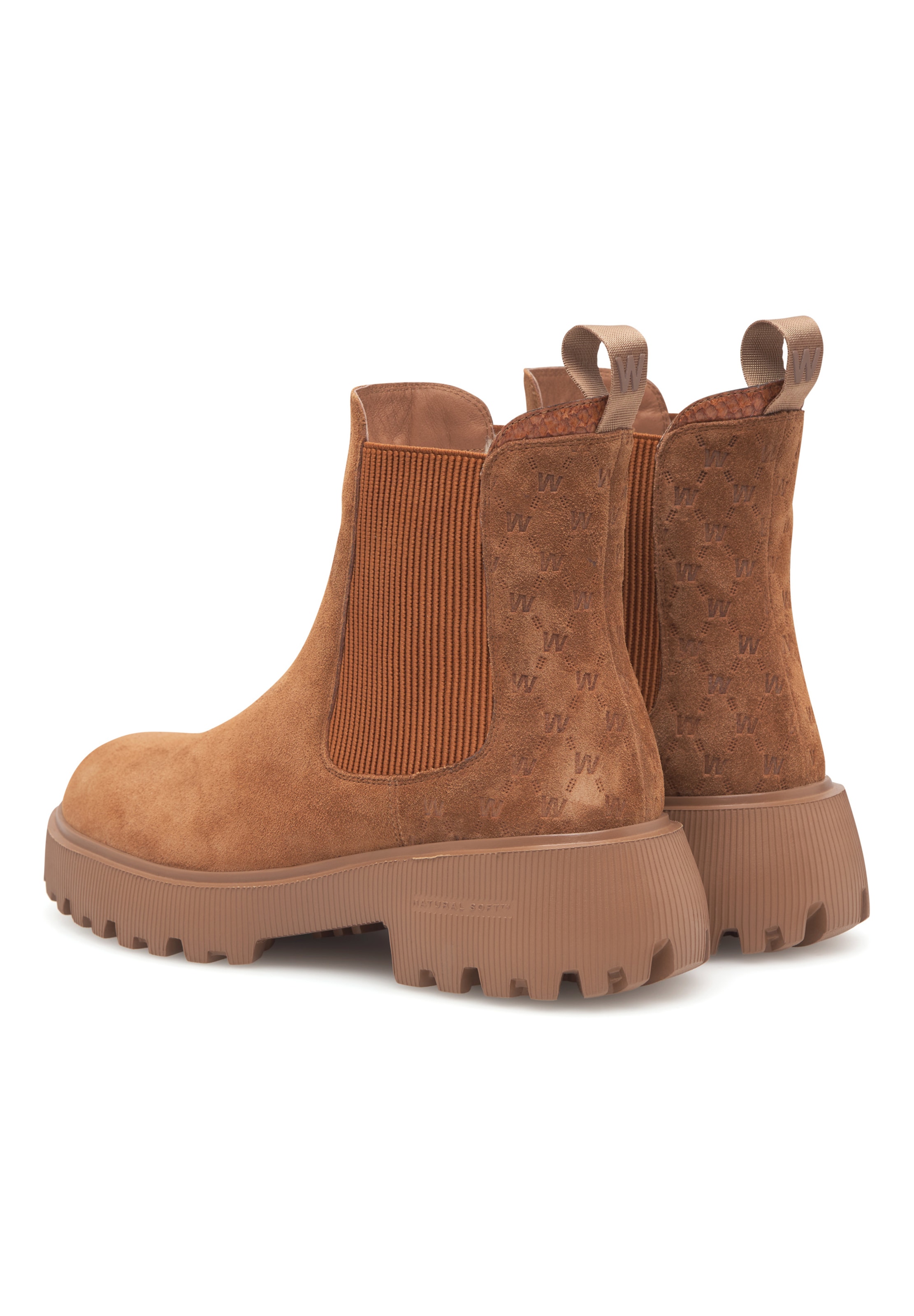 WODEN Chelsea boots 'Aya Warm' in Bruin
