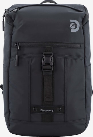 Discovery Backpack 'Shield' in Black: front