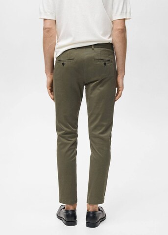 MANGO MAN Tapered Hose 'Prato' in Grün