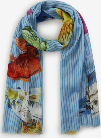 CODELLO Scarf in Blue: front