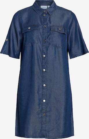 Robe-chemise 'VIMai' VILA en bleu : devant