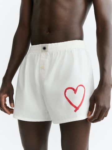 Thinking MU Boxershorts in Weiß: Vorderseite