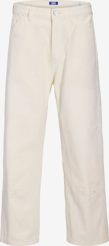 Jack & Jones Junior Baggy Broek 'JPSTAlex' in Wit: voorkant