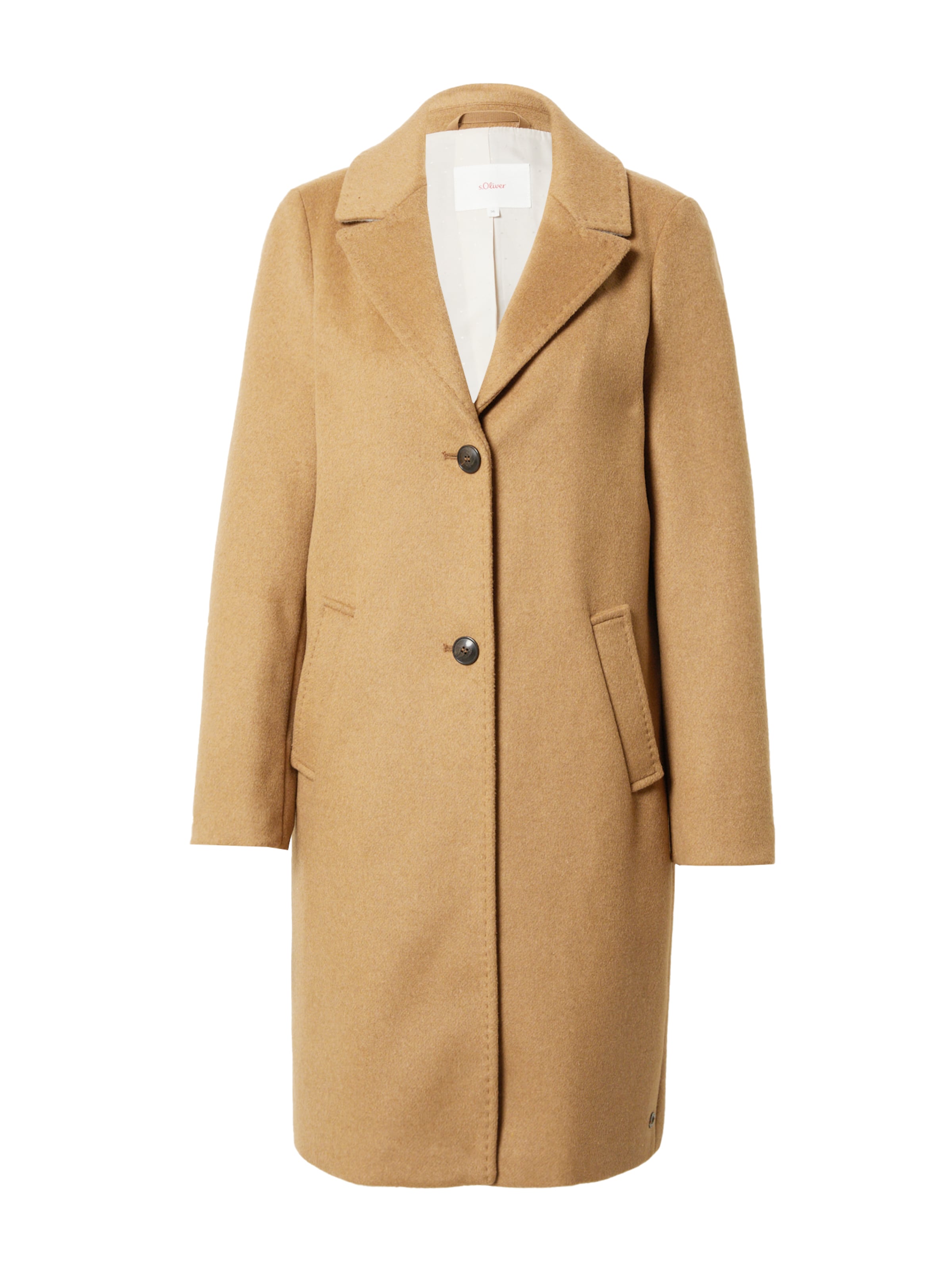 s.Oliver Přechodný kabát – hnědá: přední strana