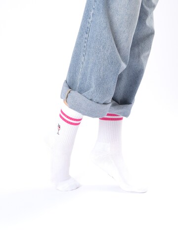Occulto Athletic Socks 'Summer' in White