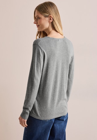 CECIL Feinstrickpullover in Grau