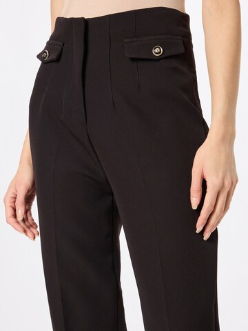 River Island Tapered Trousers with creases in Brown
