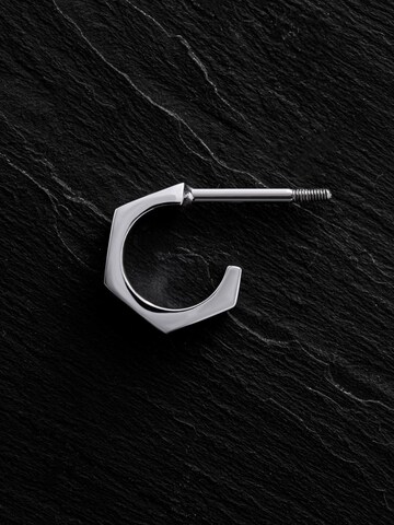 REYTEL - Pendientes 'EDGES' en plata