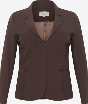 KAFFE CURVE Blazer 'Jia' in Brown: front