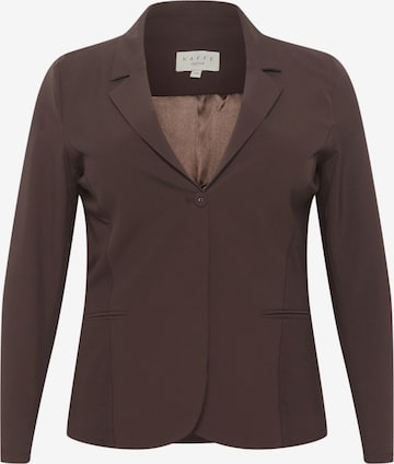 KAFFE CURVE Blazer 'Jia' i brun: forside