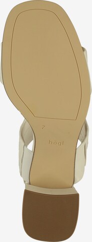 Sandales Högl en blanc