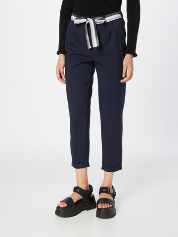 ONLY - regular Pantalón plisado 'RITA' en azul: frente
