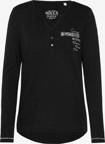 Soccx Shirt in Black: front