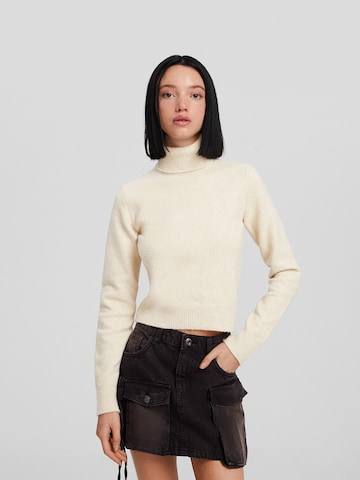 Bershka Sweter w kolorze beżowy: przód