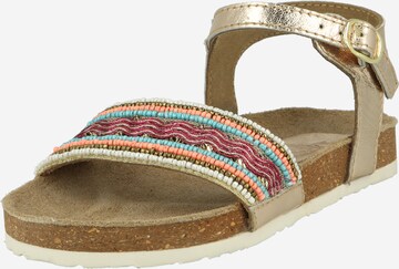 KIDS ONLY Sandalen 'Koganne' in Goud: voorkant