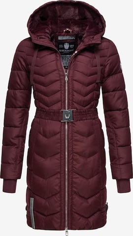 NAVAHOO Płaszcz zimowy 'Alpenveilchen' w kolorze czerwony