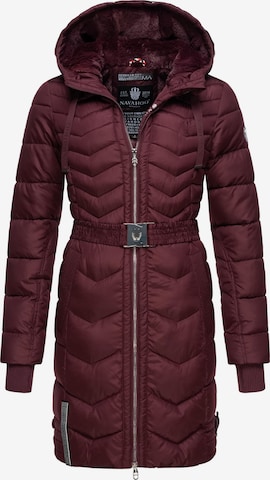 NAVAHOO Winter coat 'Alpenveilchen' in Red