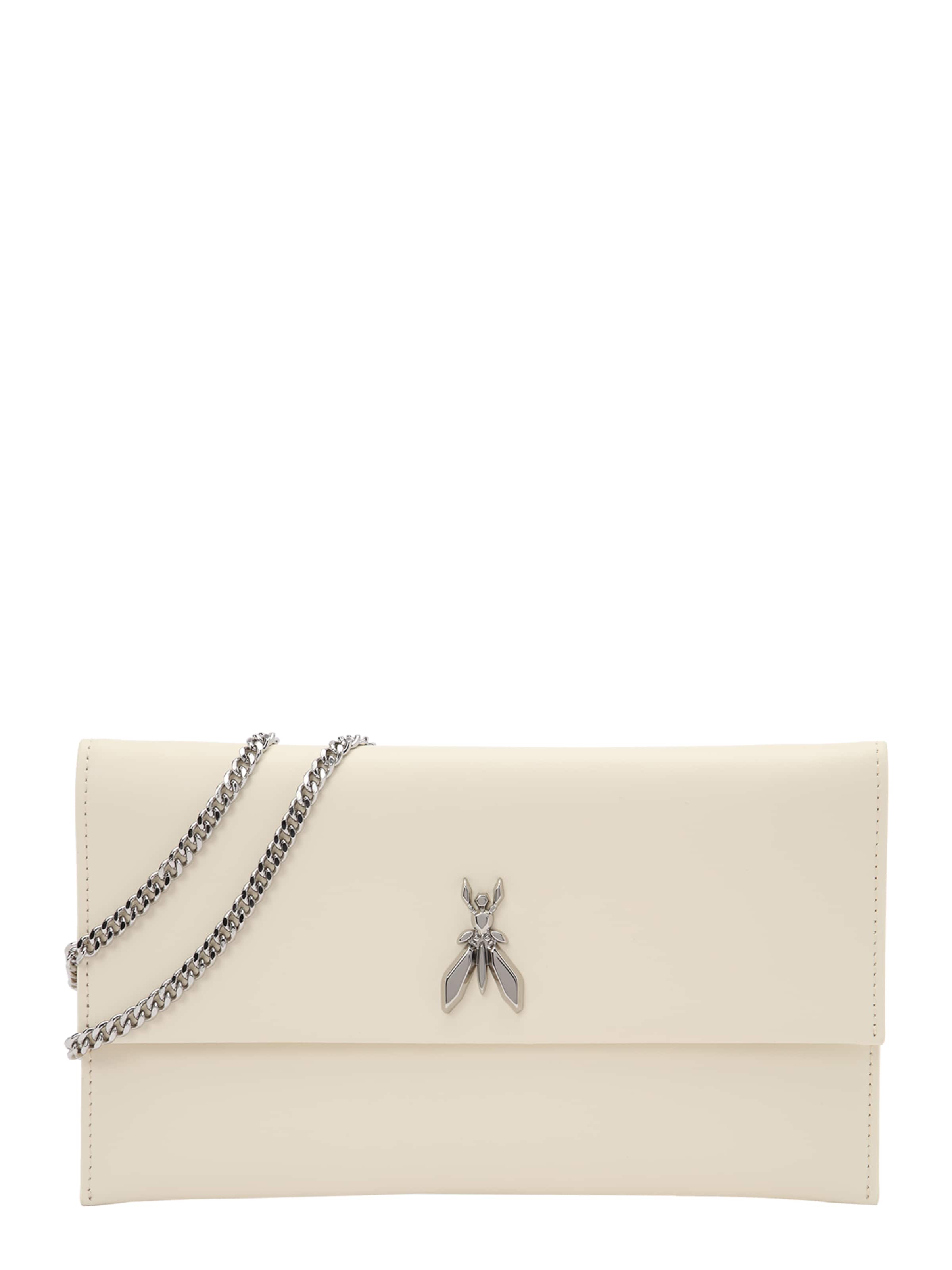 Pochette PATRIZIA PEPE en blanc : devant
