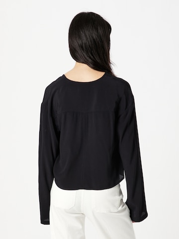 UNITED COLORS OF BENETTON Blouse in Zwart