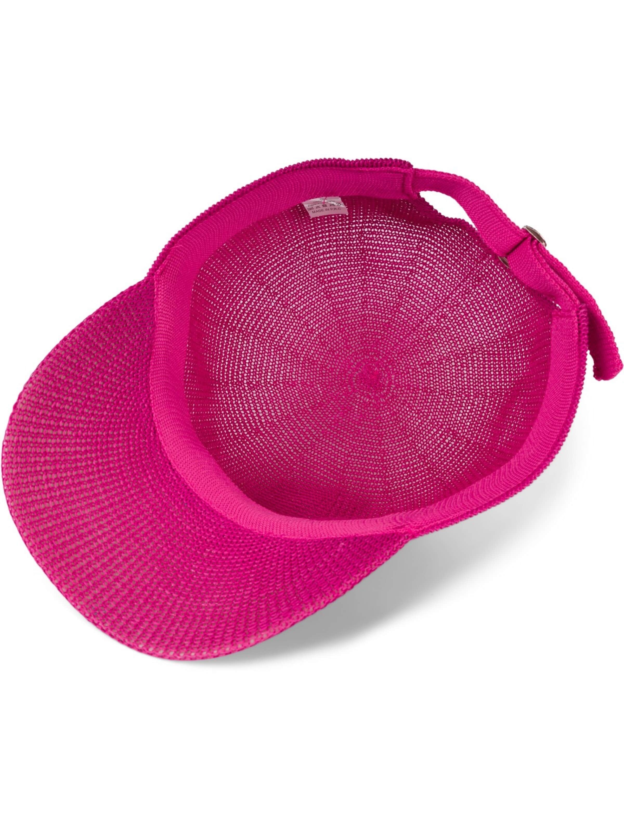 styleBREAKER Cap 'Papierstroh Baseball Cap'‌‌‌‌‌‌‌‌‌ in Pink
