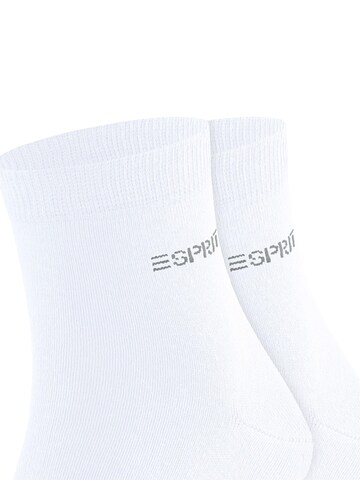 ESPRIT Socks 'Basic Uni 2-Pack' in White