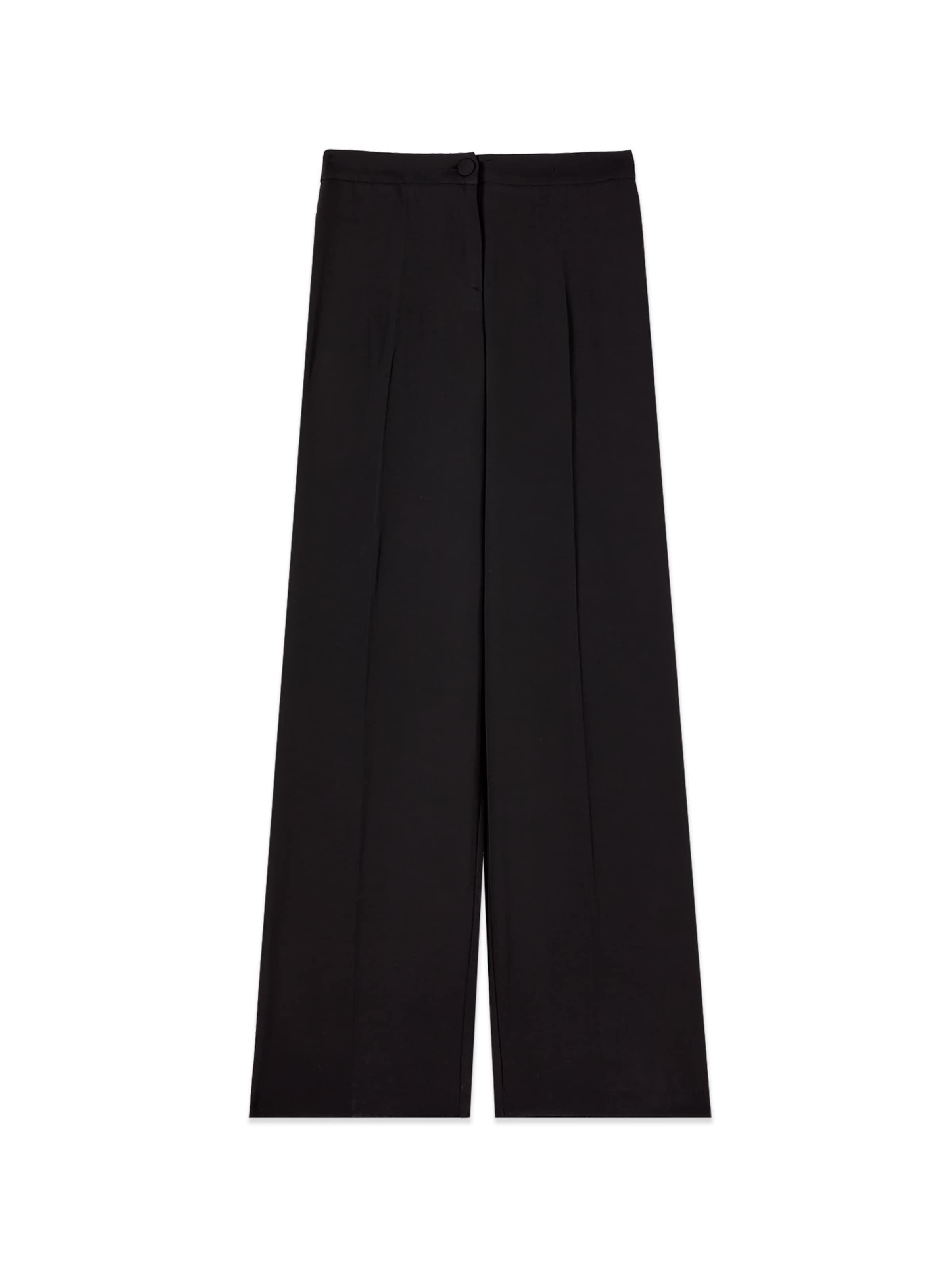 oltre Baggy Trousers in Black: front