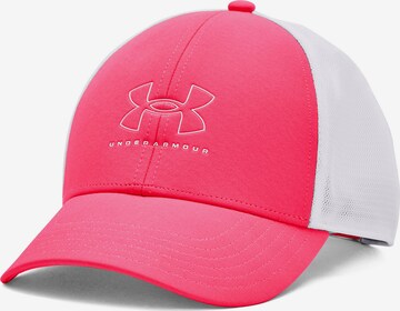 UNDER ARMOUR Athletic Cap 'Driver' in Pink: front