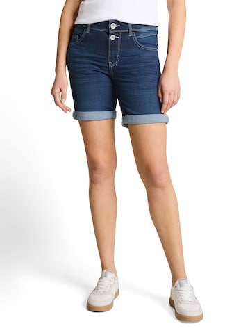 TOM TAILOR Regular Shorts 'LENE' in Blau: Vorderseite