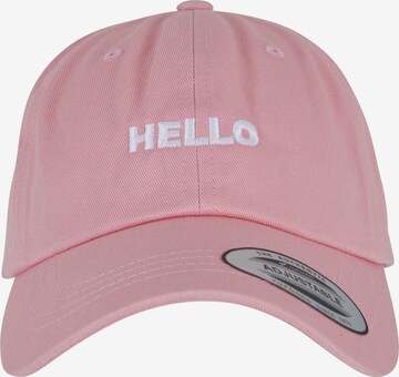 Cappello da baseball 'Hello Goodbye' di Days Beyond in rosa: frontale