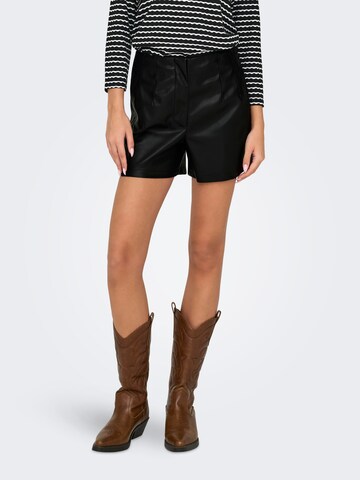 ONLY Regular Pants 'ONLRaven-Hero' in Black: front