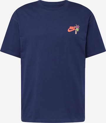 Nike Sportswear - Camisa em azul: frente