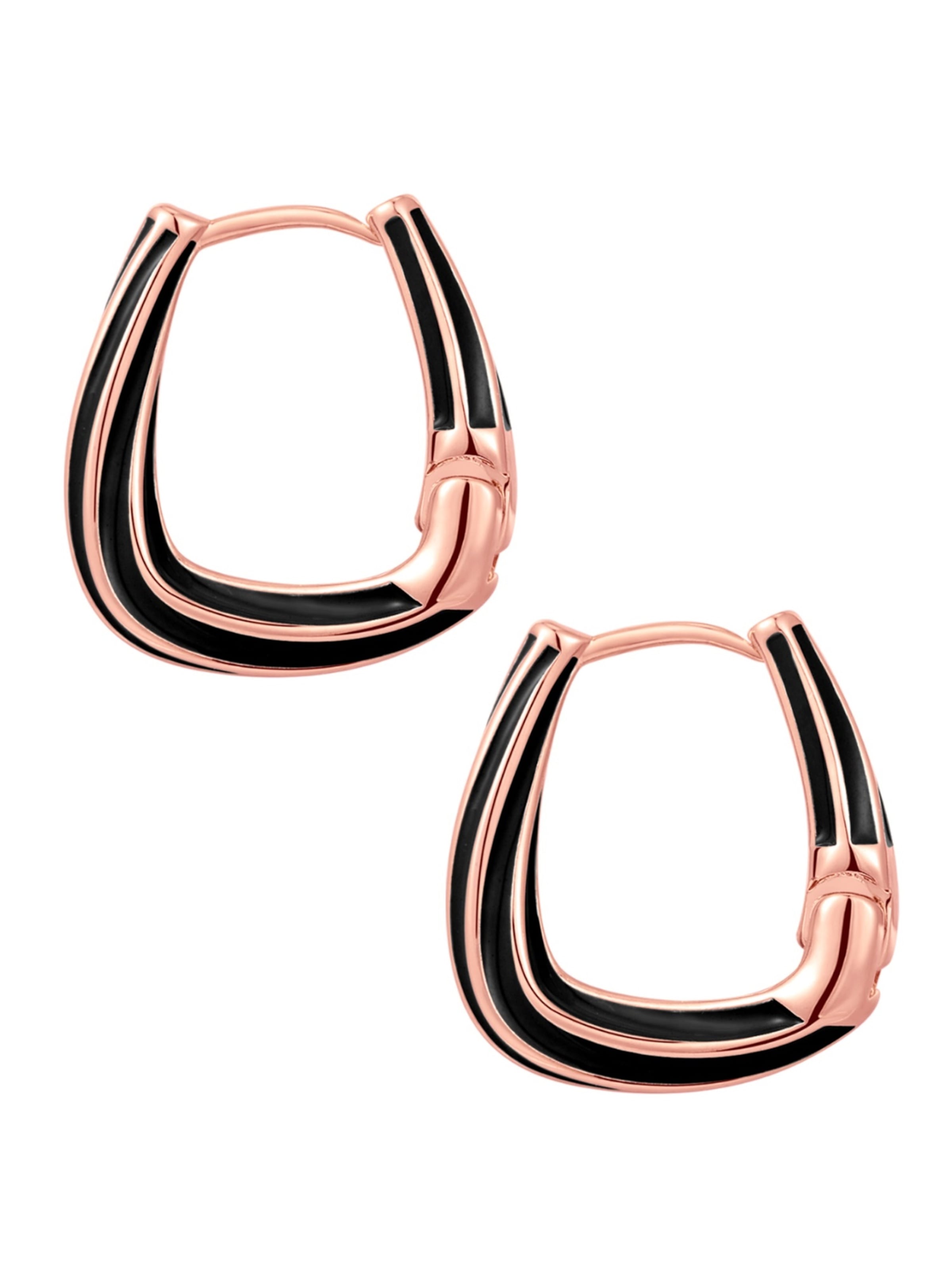 Boucles d'oreilles Yokoamii en noir