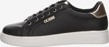 GUESS - Sapatilhas baixas 'BECKIE/ACTIVE LADY/LEATHER LIK' em preto