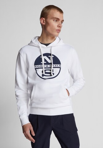 North Sails Sportsweatshirt in Wit
